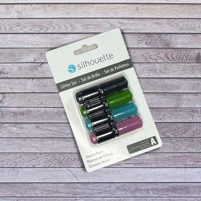 Silhouette Sketch Pen Glitter Pack (4 Pens) SILH-PEN-GL-3T B&H