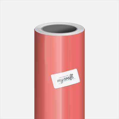 Oracal 8300 Transparent -  Salmon Pink Gloss Craft Vinyl for Windows & Glass